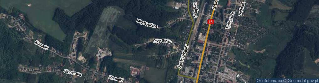 Zdjęcie satelitarne Przy Stoku ul.